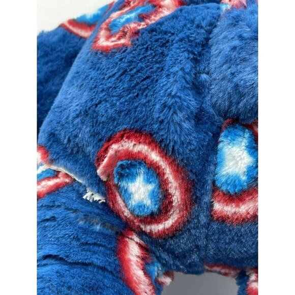 Captain America Teddy Bear Plush Blue - Picture 6 of 9